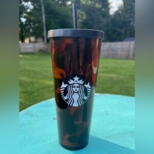 RARE Starbucks Tortoise Shell Tumbler 24oz